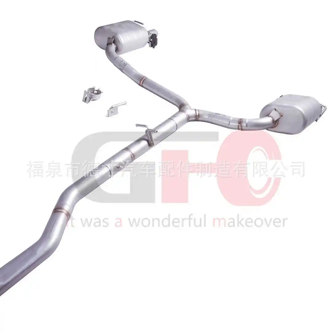 مناسبة لـ 19 مرسيدس بنز C300 كوبيه 2.0T C205 المعدلة إلى نظام عادم متوسط الذيل GFC المعدل