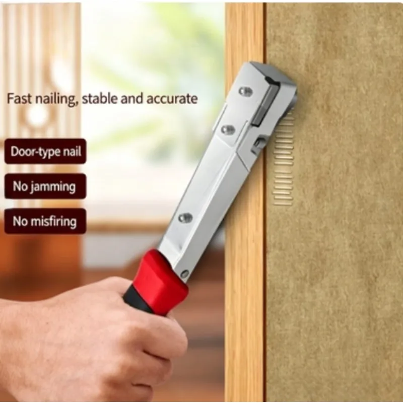 Hammer-Type Nailer for Framing, Handheld Tool for Photo Frames & Wood