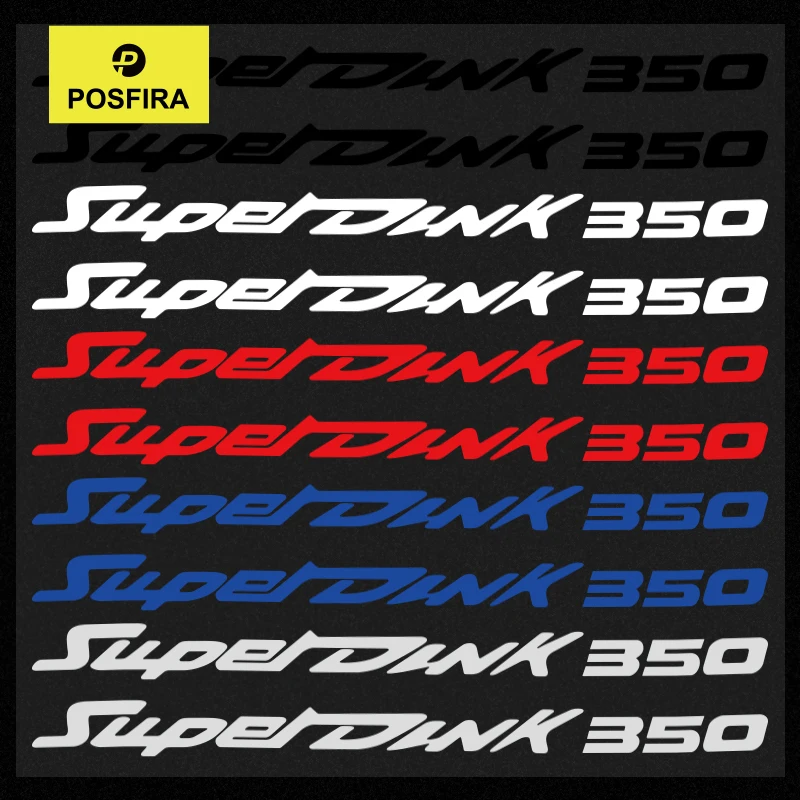 

POSFIRA Motorcycle Sticker Waterproof Decals for Kymco Superdink 350 Super Dink 350i Accessories 2016-2021 Motorbike Stickers