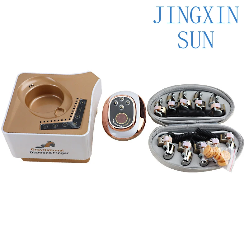 Face Lifting Body Massager Radio Frequency Microcurrent Golden Finger RF EMS Beauty Machine Tools Gravitational Diamond Finger
