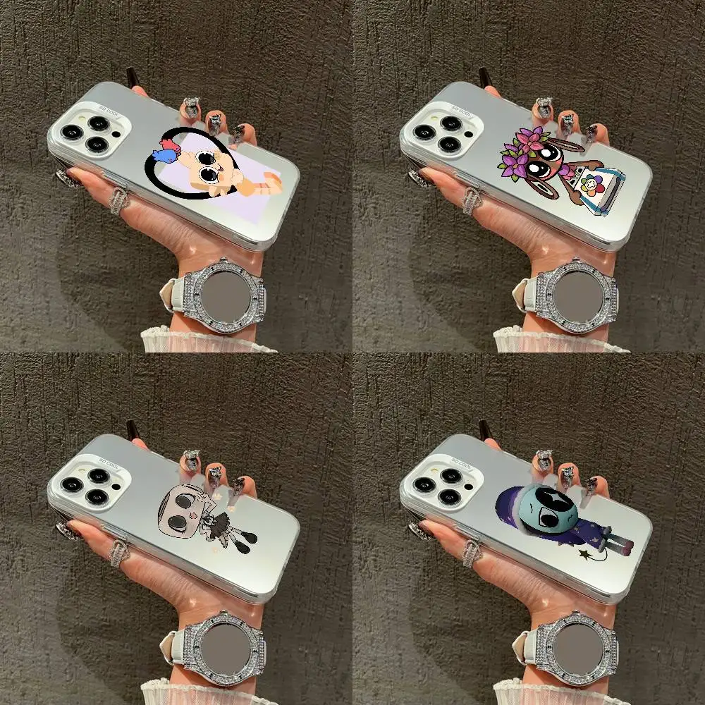 

D-Dandys Bassie Shelly Astro W-World Phone Case For iPhone 16,15,14,13,12,11,Mini,Pro,E,XS,SE4,MAX White IMD Box