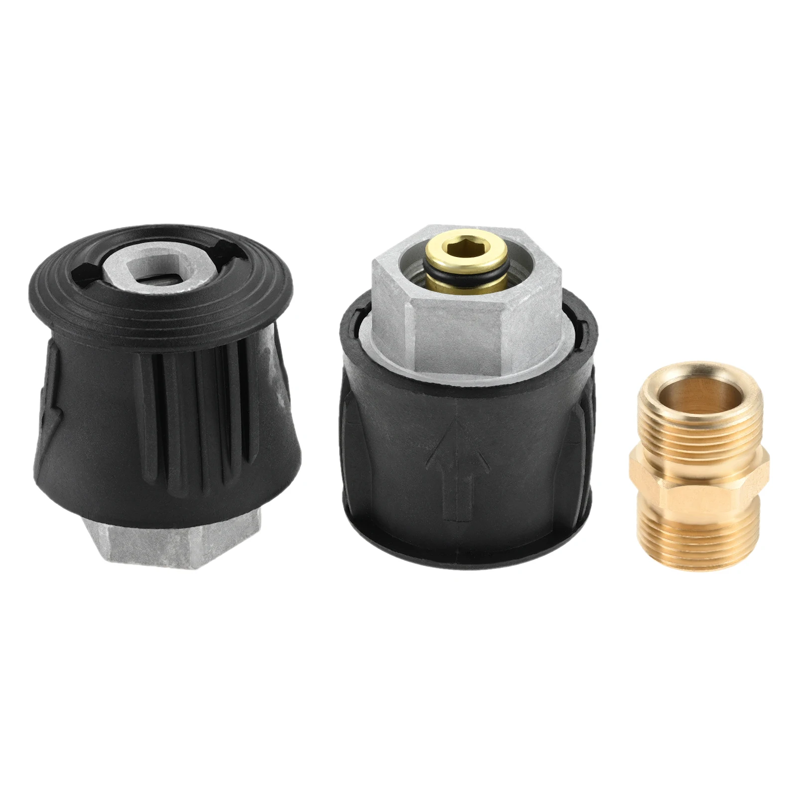 High Power Pressure Washer Quick-Fitting Pipe Coupling Union M22 14mm Quick Connect Adapter for Karcher Hose Home/Outdoor Clean