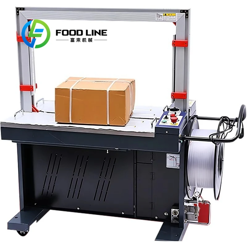 Automatic Strapping Machine For Export Packaging Firm Bundling Effect Protecting Goods During Long Distance Transportation