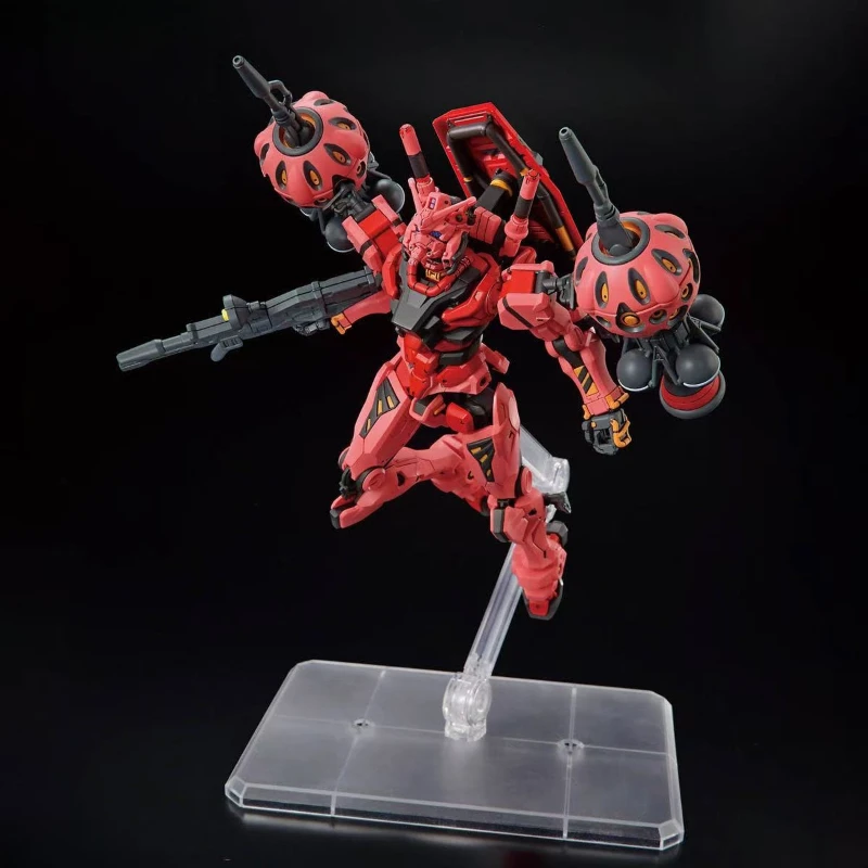 

BANDAI Gundam оригинальная коробка сборная игрушка HG1/144 GQuuuuuuX GMS-α Red Gundam аниме периферийные устройства модель фигурки коллекция подарки