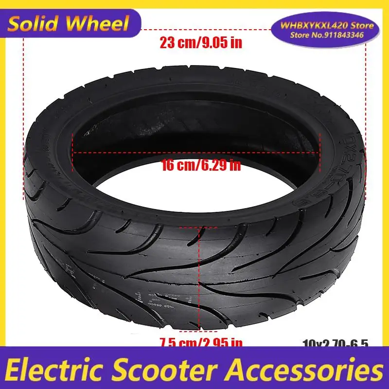 CST Tubeless Tires 10x2.70-6.5 Vacuum Tires for 10 inch Scooters Speedway 5 /Dualtron 3 Tyres