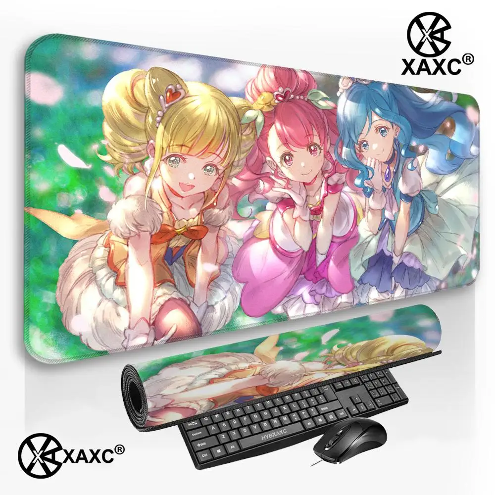 Healin Good Pretty Cure XAXC Mouse Pad Large Gaming Mouse Pad HD Print Waterproof XXL Desk Mat For PC Laptop Non-slip Desk Mat