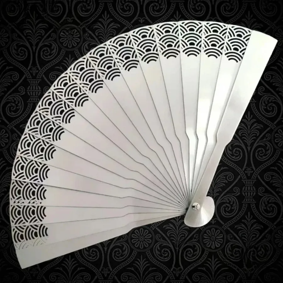 Metal Folding Fan Stainless Steel Martial Arts Ancient Style Iron Fan Self-Defense Kung Fu Tai Chi Hanfu Fan High-end Gift - Image 5