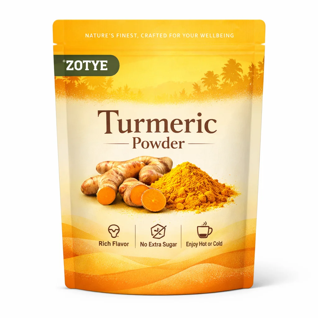 Cúrcuma en Polvo 6.35oz para Cocinar y Leche Dorada, Especia Fina para Sazonar