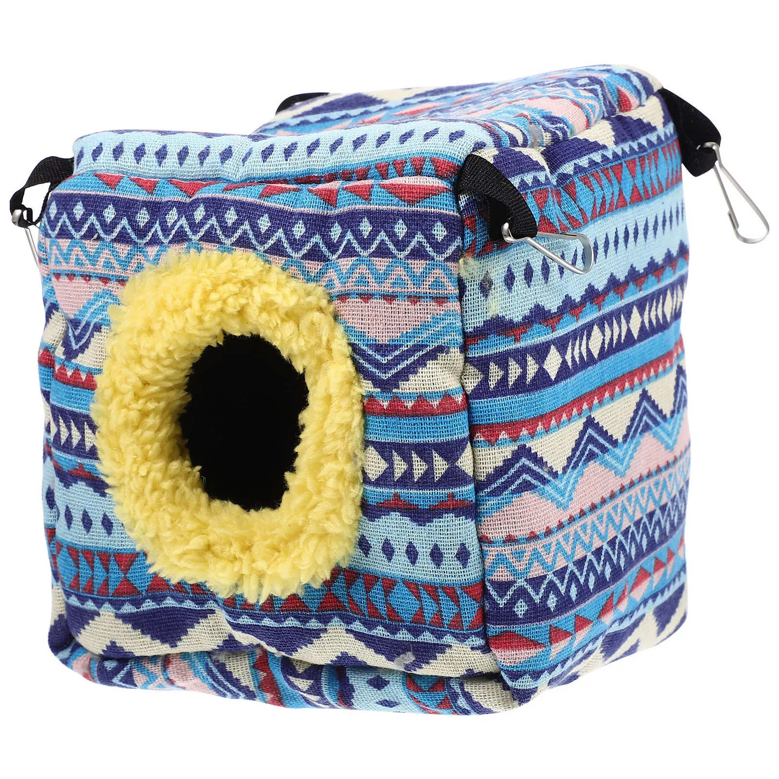 

Cotton Hamster Warm Nest Hanging Bed for Squirrel Guinea Pig Rat Small Pet Winter Hideout Soft Comfortable Sleeping Hut