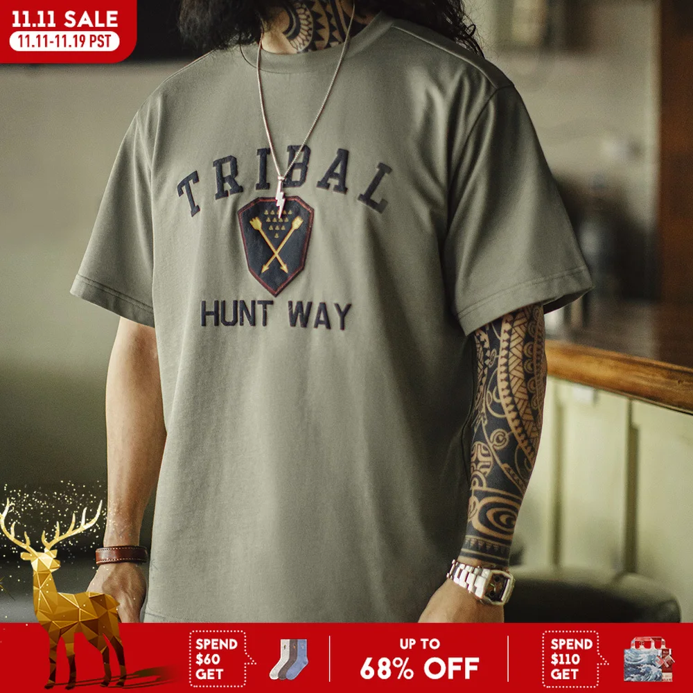 

Винтажная охотничья футболка с короткими рукавами Maden с 3D принтом, мужская летняя уличная футболка с круглым вырезом, повседневная уличная одежда, универсальные мужские топы