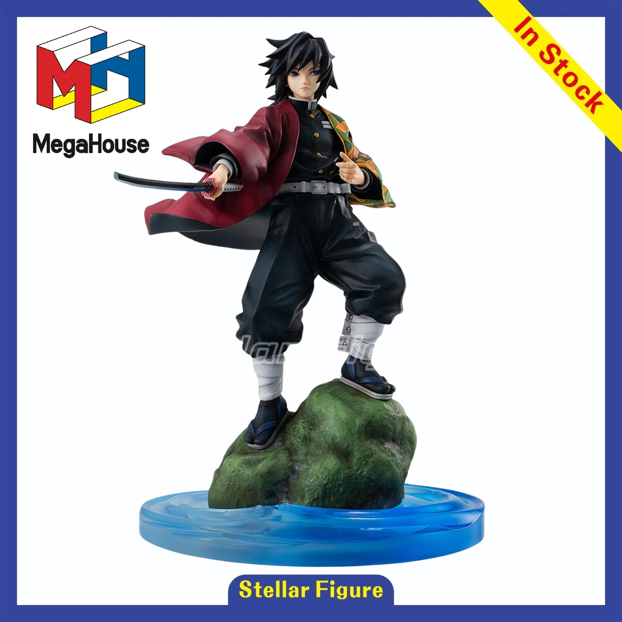

【SF】В наличии: Коллекционная фигурка MegaHouse GEM Series Blade of Demon Destruction Tomioka Giyuu, модель для подарка