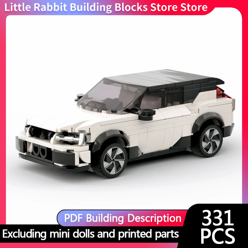 Speed Racing Car Model MOC Building Bricks XC40 Luxury Compact SUV Modular Technology Children Holiday Gifts Assemble Toys Suit