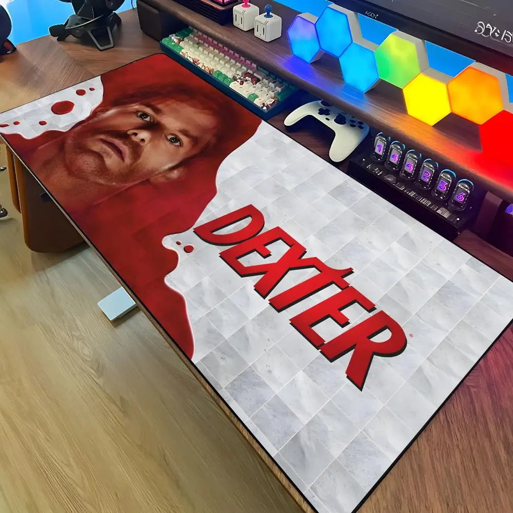 لوحة ماوس Dexter Morgan لوحة طاولة مطاطية كبيرة لعبة الكمبيوتر لوحة ماوس للكمبيوتر المحمول وسادة مكتب XXL غير قابلة للانزلاق لوحة مفاتيح الكمبيوتر ماوس حصيرة #6