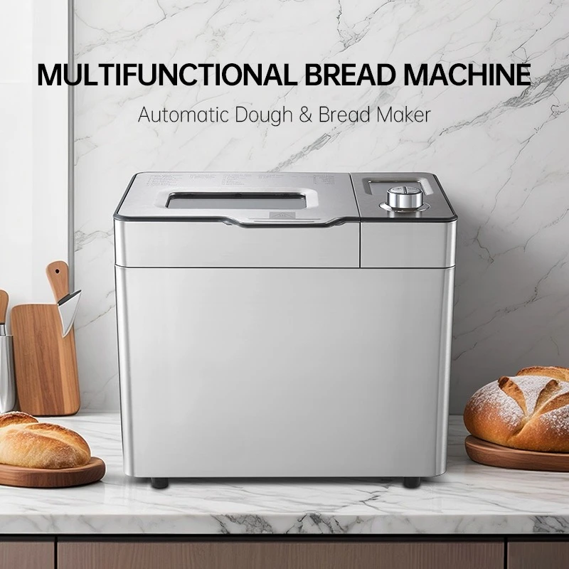 Small Automatic Household Bread Machine, Multi-Functional Breakfast Maker, Dough Kneading & Fermenting Machine