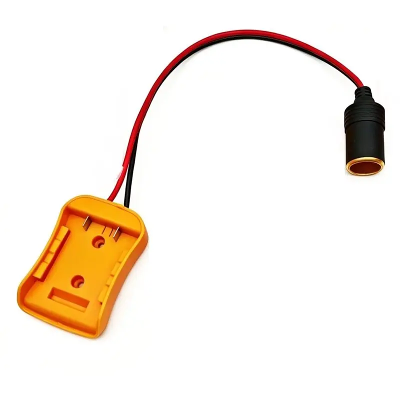 N75R-DIY Connector Adapter Battery Adapter Converter For Dewalt Lithium Battery External Power Supply Mount Dock Holder Wire