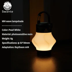 SWANTE For ML4 Lantern Camping Lamp Shade Outdoor Camp Flashlight Blakcdog ML4 Lampshade Campinglight Cover Camping Gear