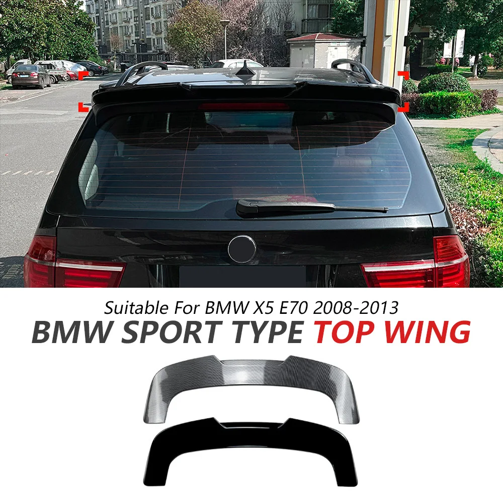 

Rear Top Spoiler For BMW X5 E70 2008-2013 Glossy Black Sport Top Wing Body Kit Trunk Lid Wing Car Update