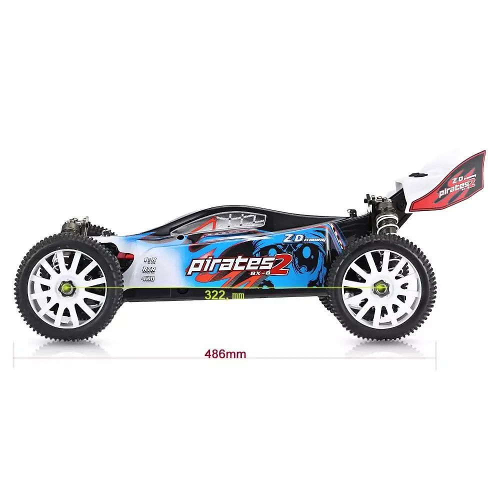 ZD Racing  9072 1/8 2.4G 4WD Brushless Electric Buggy High Speed 80km/h RC Car RTR