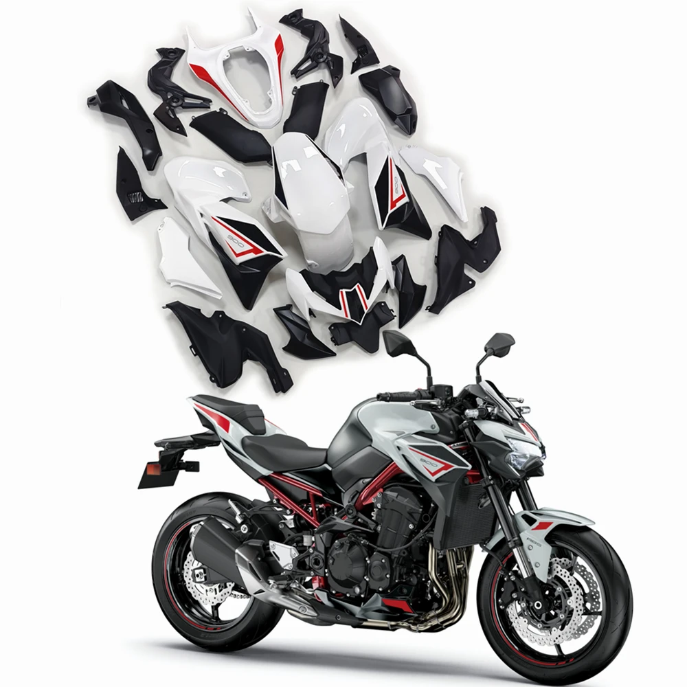 For Z900 2020-2021-2022-2023 Full Fairing Kit High Quality White red print Bodywork Cowling Injection Accessories