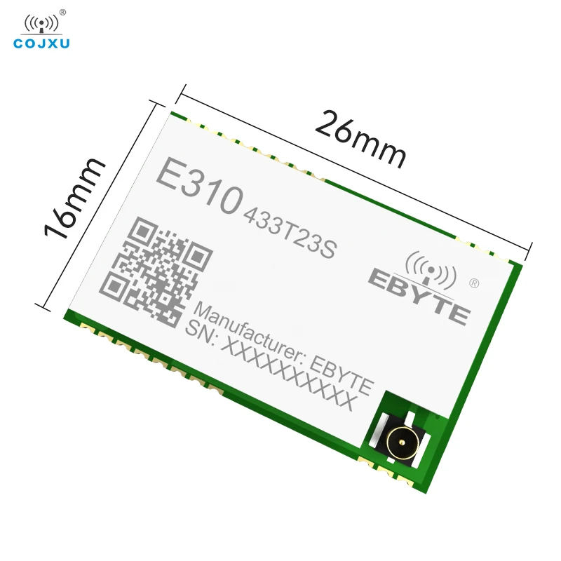 COJXU  E310-433T23S 433MHz Wireless Module 23dBm  Long Range 5.6KM SMA UART Transmitter Receiver