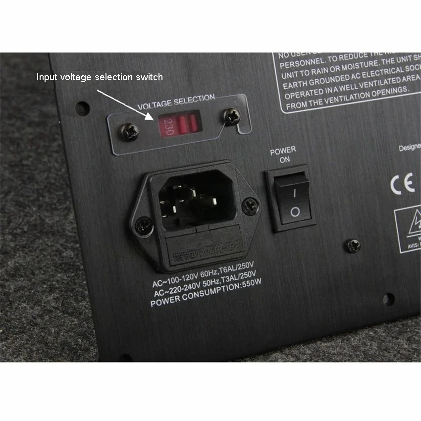 For RF-350 Subwoofer Amplifier Board High Power Integrated Direct Insertion Patch Process Sound Quality 120-240VAC