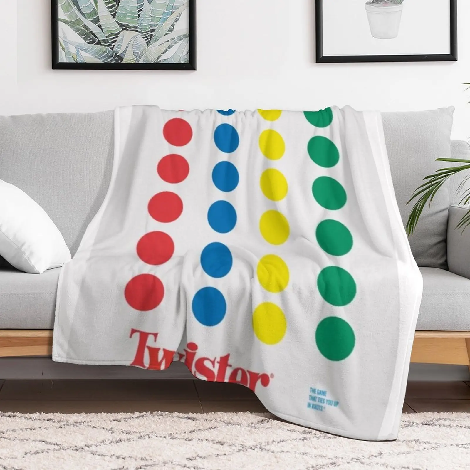 The Twister Game Blanket Throw Blanket Thin for winter Blankets