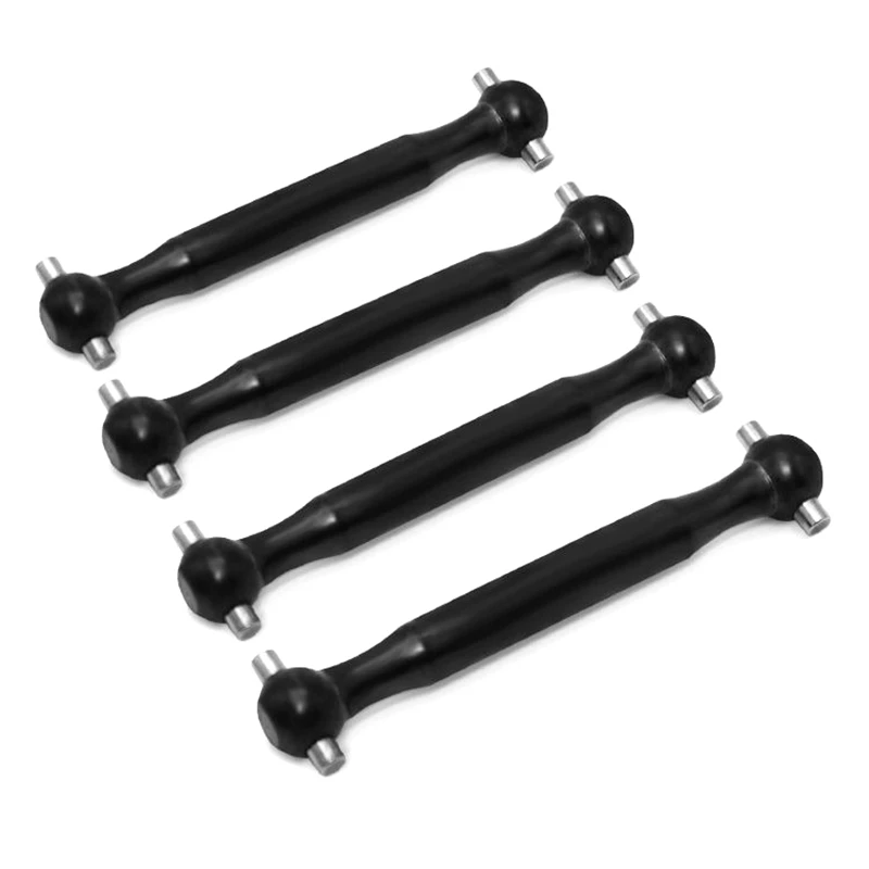 1Set Replacement Accessories Fit For 1/10 Tamiya TT02B Electric Steel Dog Bone Upgrade Parts, Toy Car Accessories (4 Pieces/Set)