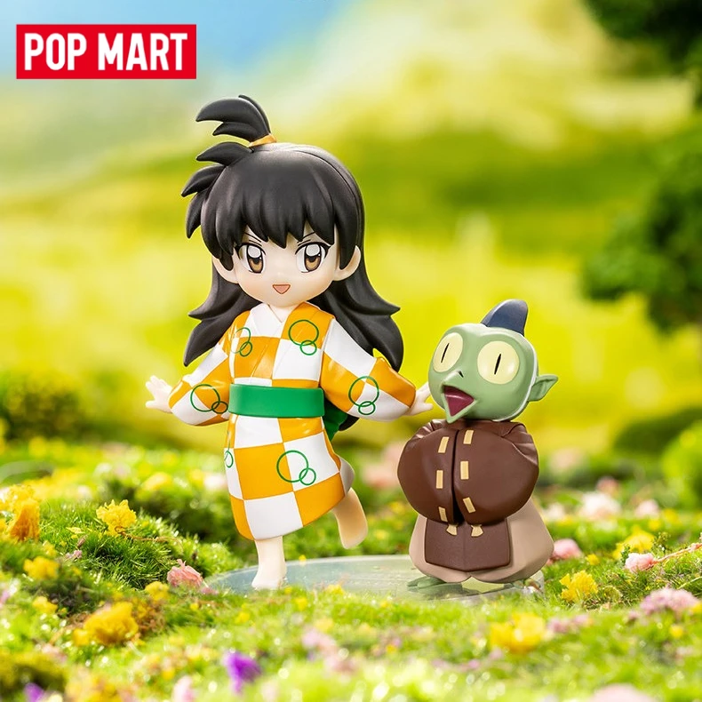 

Genuine POP MART GONG Inuyasha Journey To The Warring States Series Blind Box Anime Figure Ornament Collection Cute Toys Gift