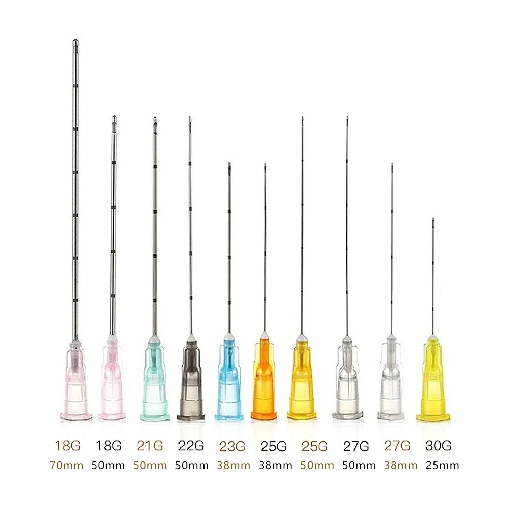 Blunt-tip Cannula  Korea Manufacturer Supply 22G 50mm 25G 70mm Disposable Blunt Needle for filler