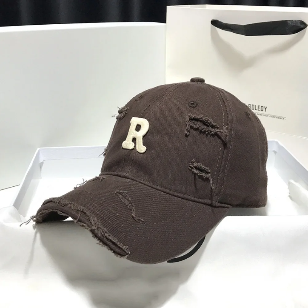 

Хлопковая бейсболка большого размера, регулируемая моющаяся винтажная кепка с утиным языком, удобная кепка в корейском стиле с большой головкой