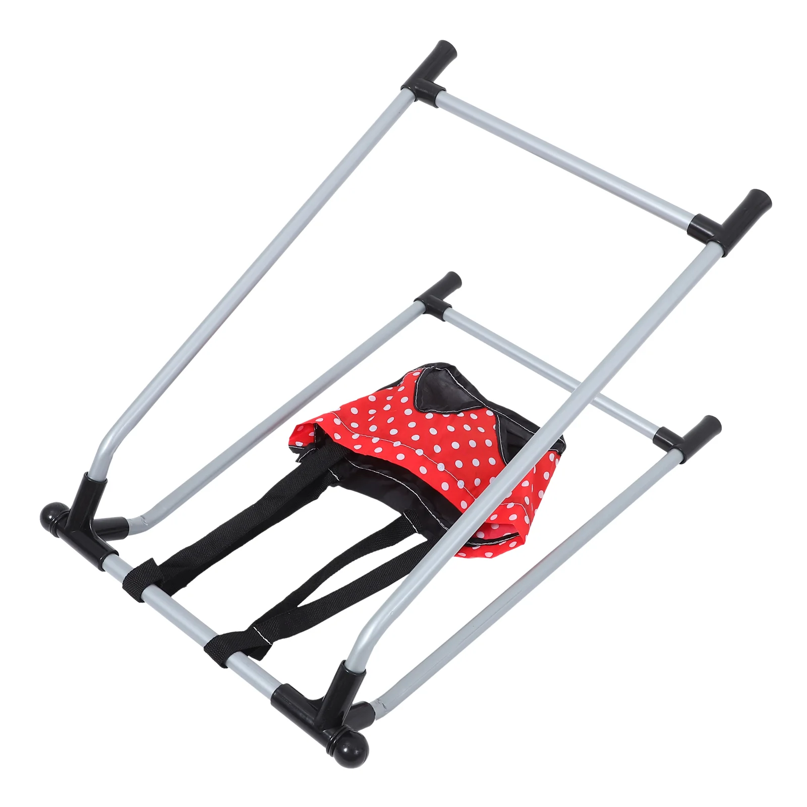 Red Miniature Swing Toy Compact Lightweight Safe Wear Resistant Decor Girls Role Play Accessories Simulation Furniture