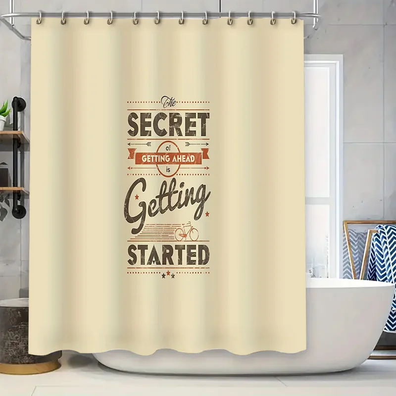 ม่านอาบน้ำลายดอกไม้ พิมพ์ลายพฤกษศาสตร์ กันน้ำ ตกแต่งห้องน้ำ สไตล์บ้านไร่ ผ้าฉากหลัง แนววินเทจ ธีมธรรมชาติ