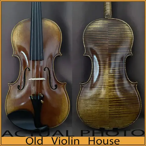 100% 수제. Guarneri Del Gesu 1742 Lord Wilton 바이올린 모델. 풍부하고 강력한 톤. 앤티크 오일 바니시, No.1471