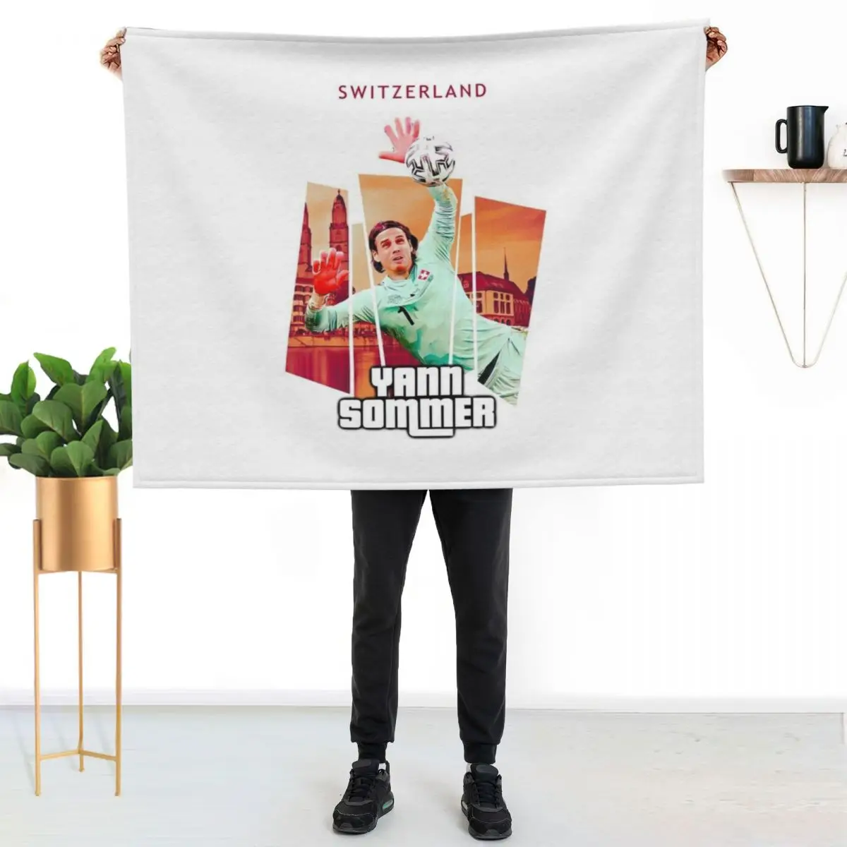 Switzerland Yann Sommer Throw Blanket manga Large Thins Sofa Quilt Camping Decorative Sofa Blankets