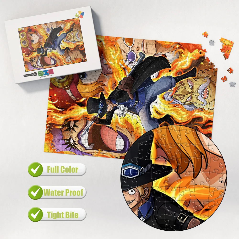 Family Diy Multi-Specification Jigsaw Puzzles Anime Cartoon Jigsaw Puzzles 200/300/500/1000/1500 Pcs Size Customizable Puzzles