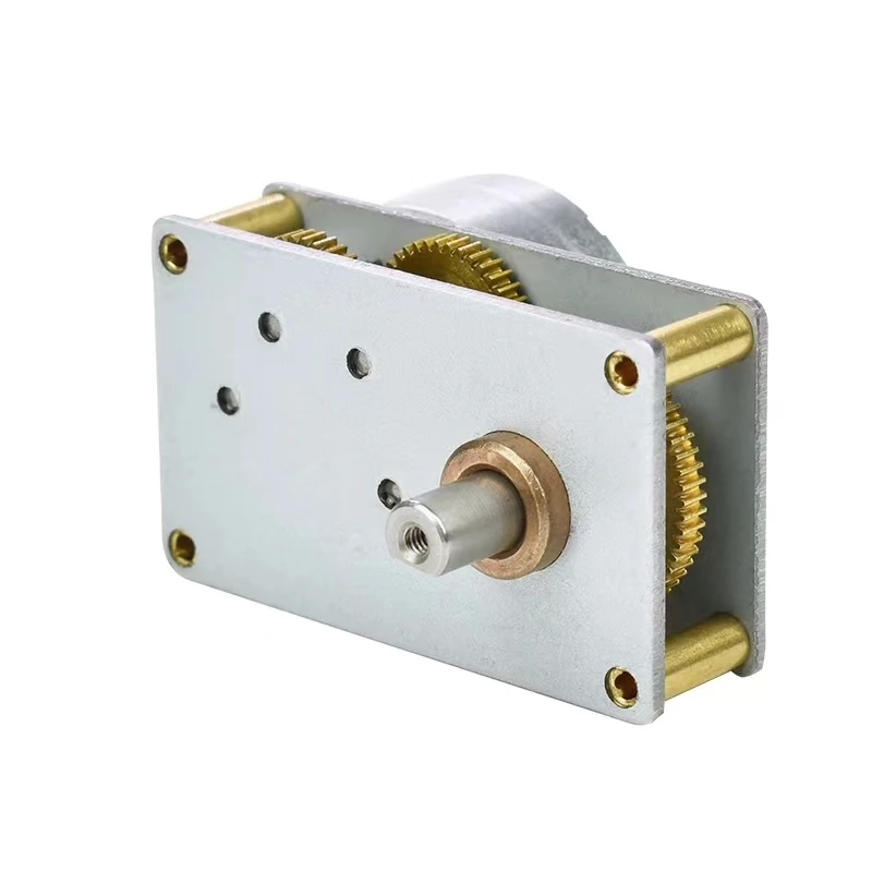 

300 DC reduction small motor all-metal gearbox adjustable speed high torque valve motor 6v