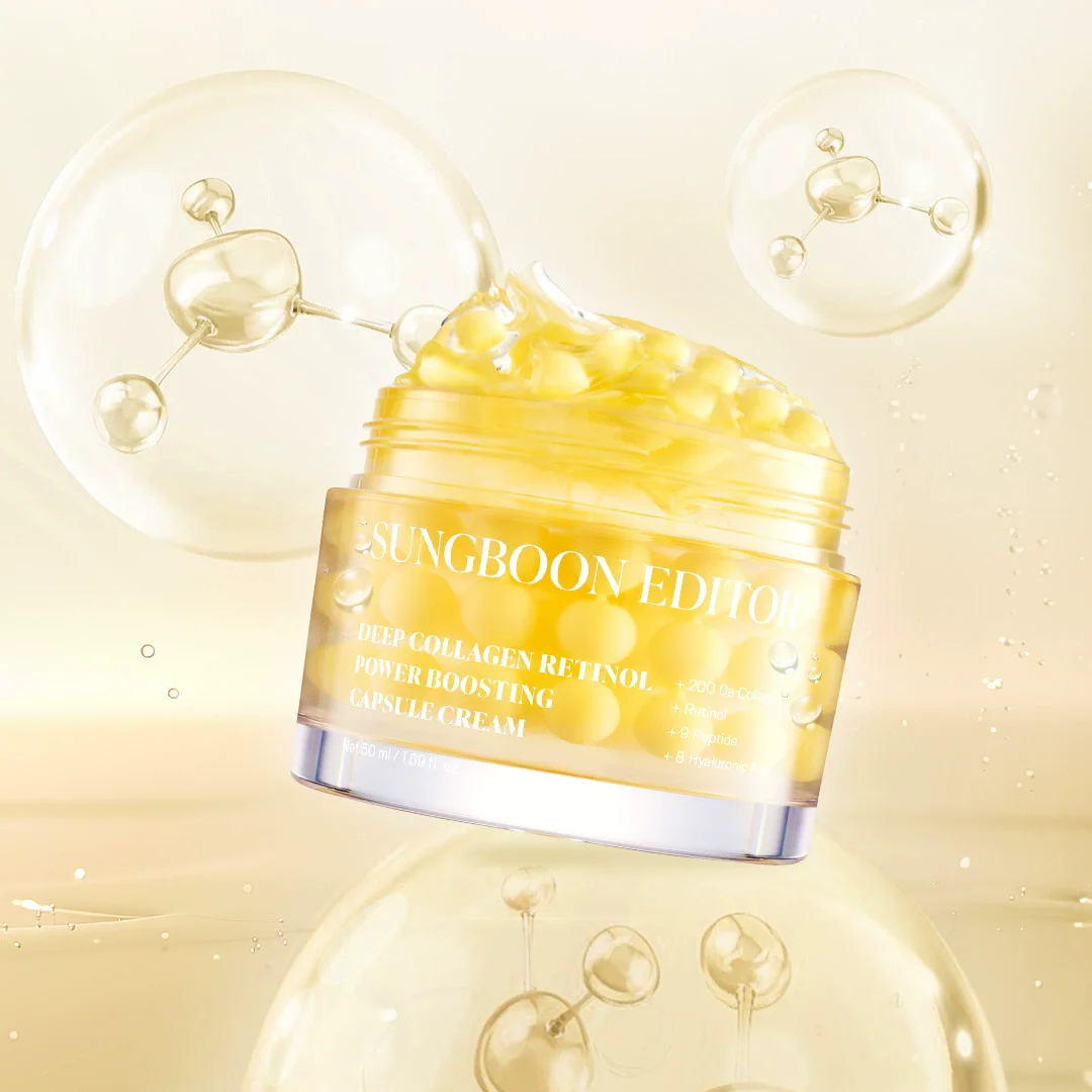 Deep Collagen Retinol Firming and Lifting Capsule Cream Anti-wrinkle, Elastic and Moisturizing Filling Cream