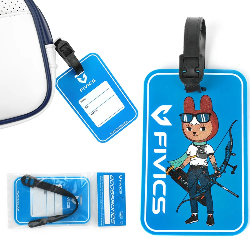 

Luggage Tags Backpack Pendant Keychain Pendant Silicone Luggage Decoration Tags Women Men Children Travel Archery Gift