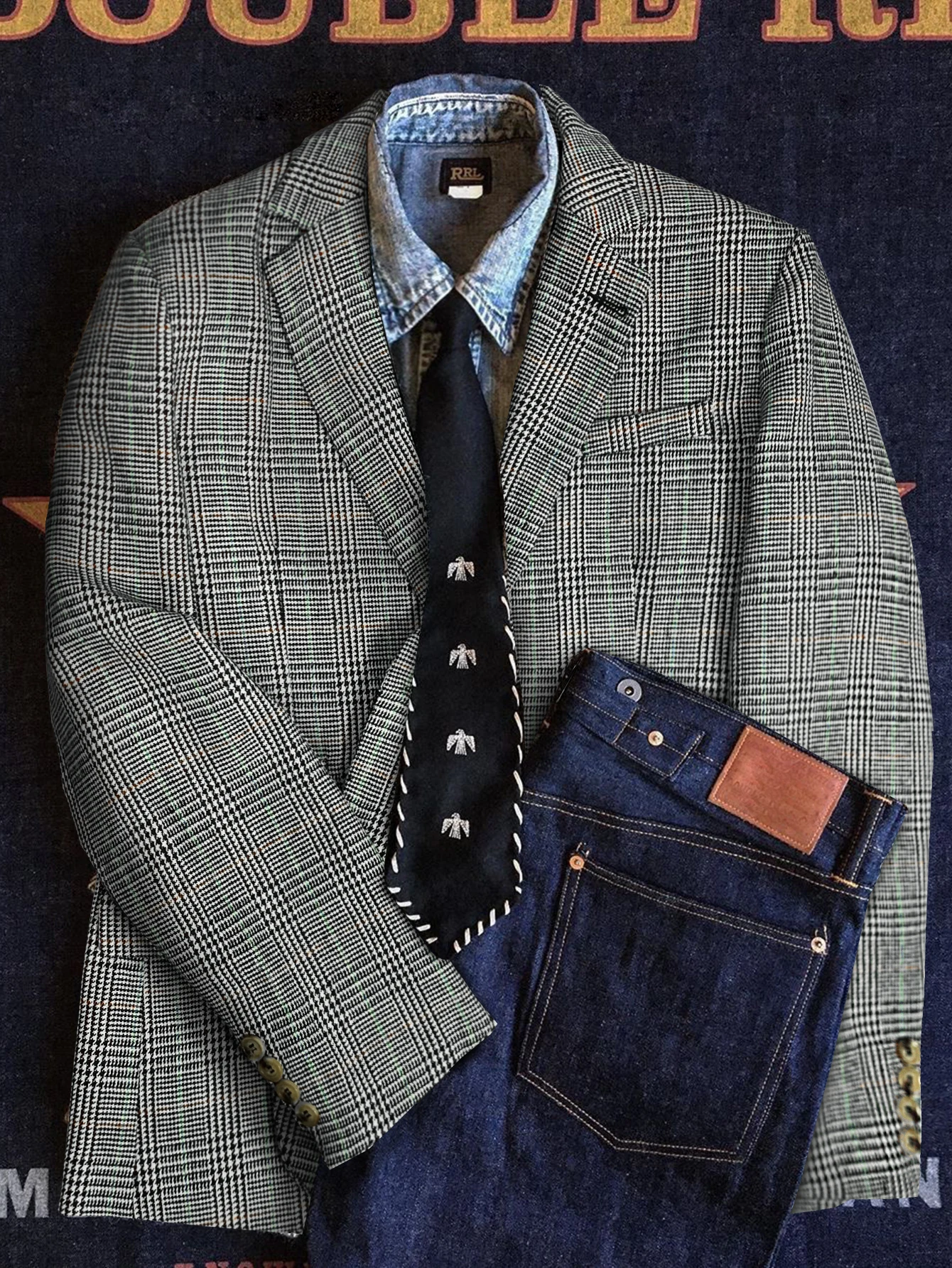 

Men's Elegant Plaid Woolen Jacket Autumn Winter New Style Comfortable Casual Tailored Coat with Button Pocket British Style