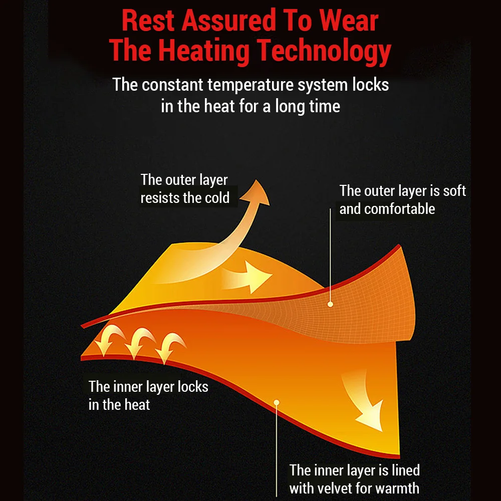 مجموعة ملابس داخلية للتدفئة الكهربائية للرجال مكونة من 22 منطقة لتدفئة التزلج بدلة للجسم سخان للصيد