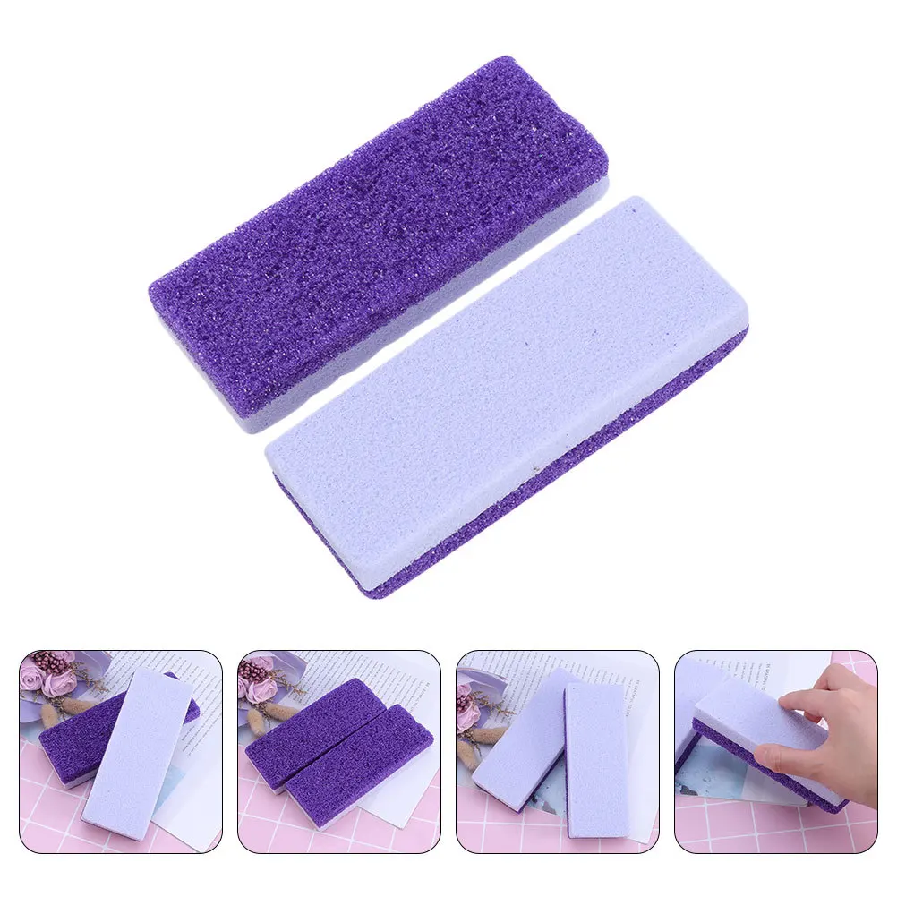 

2Pcs Foot Scraper Callus Remover Double Sided Pumice Stone for Dry Skin Exfoliation Foot File Pedicure Tool Compact Design
