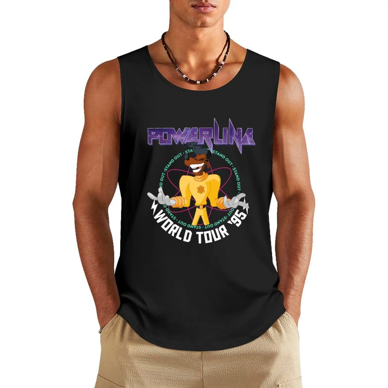 

POWERLINE Tank Top man vest Working vest muscle t-shirt bodybuilding man