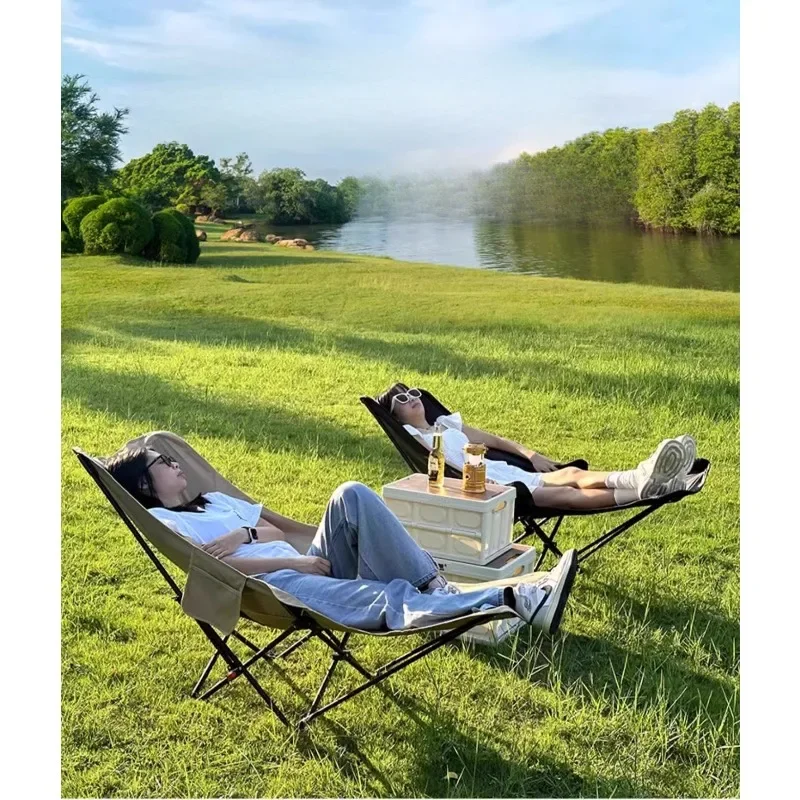 Recliner Outdoor Folding Chair Office Lunch Break Camping Camping Chair Portable Picnic Chair