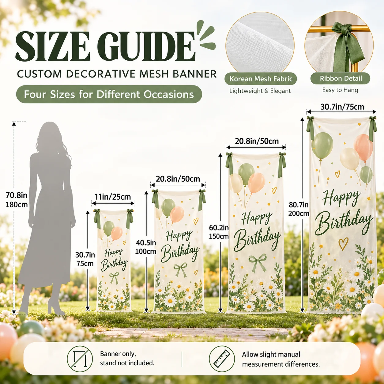 Personalized Sheer Wedding Banner Custom Mesh Backdrop Korean Tulle Welcome Sign for Ceremony Reception Birthday Party DIY Decor