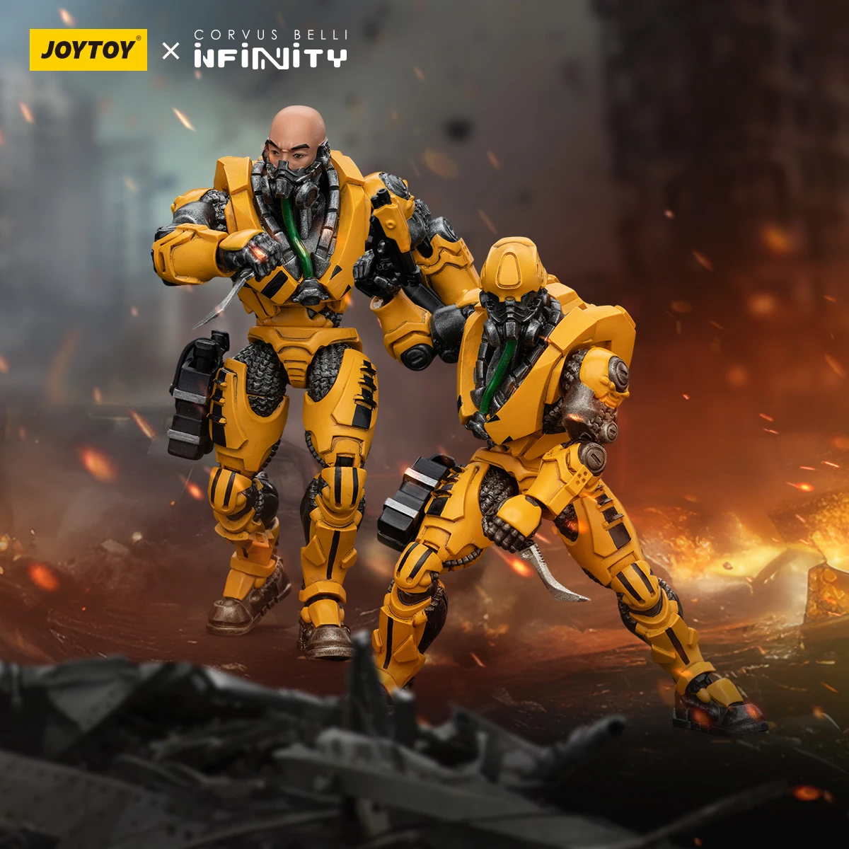 

[IN STOCK] JOYTOY Infinity 1/18 Action Figure Yu Jing Wu Ming Assault Corps 2PCS Anime Military Model Toys Gifts Collection