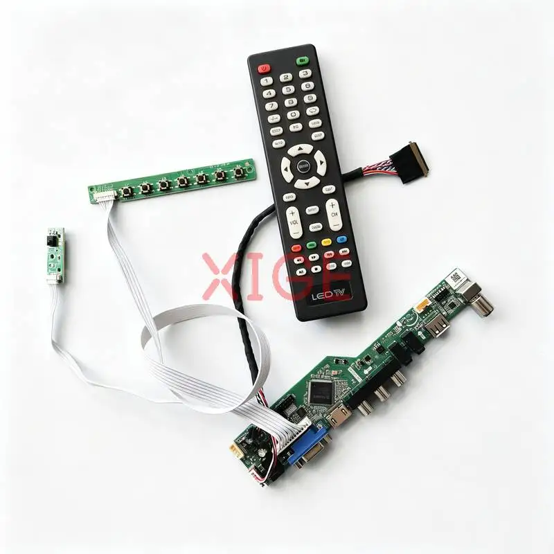 

Controller Board Fit B156HTN02 N156HGE B156HTN01 B156HTN03 LVDS-40 Pin USB+AV+VGA+HDMI Laptop Screen 1920x1080 1920*1080 Kit DIY