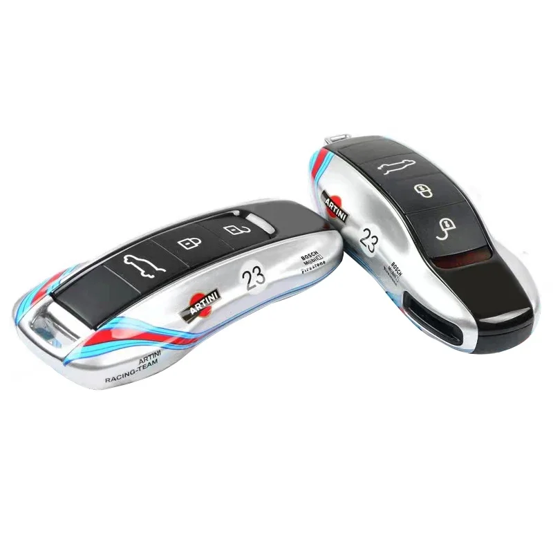 Car Remote Key Cover Racing style For Porsche Cayenne Panamera Cayman Macan Boxster 971 9YA 718 911 Racing Keyless Hard Case