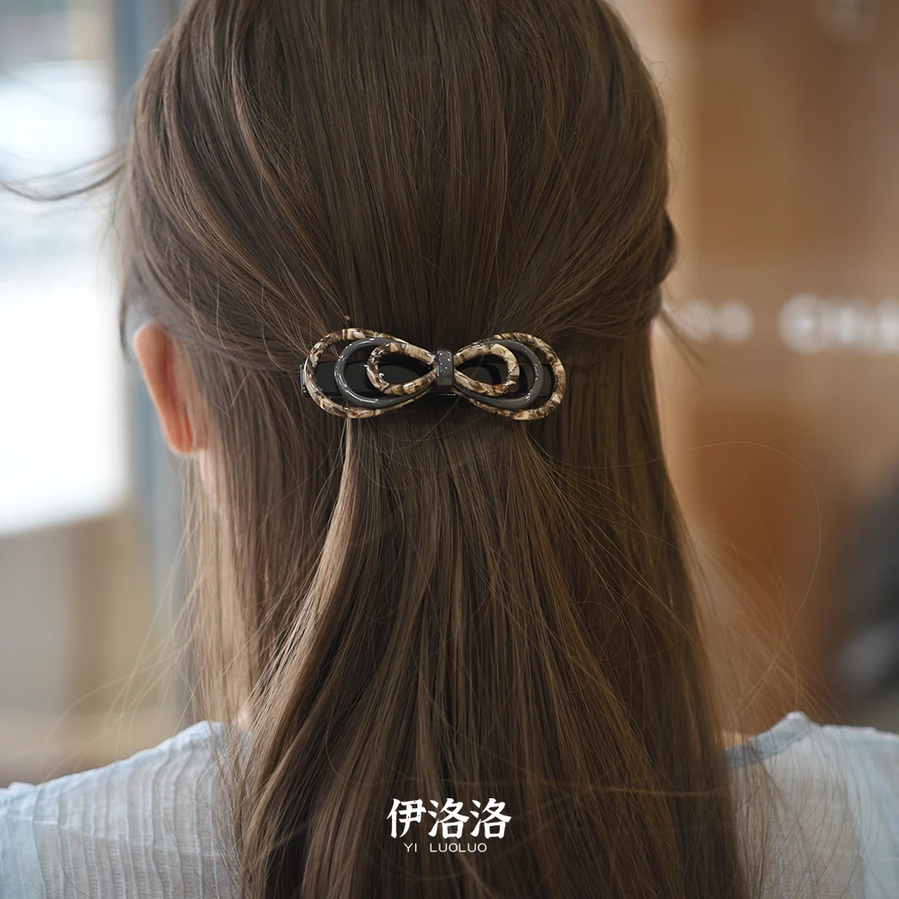 Women headwear cute hair clip for girls fashion acetate korean style hair barrettes bow hair accessories for women