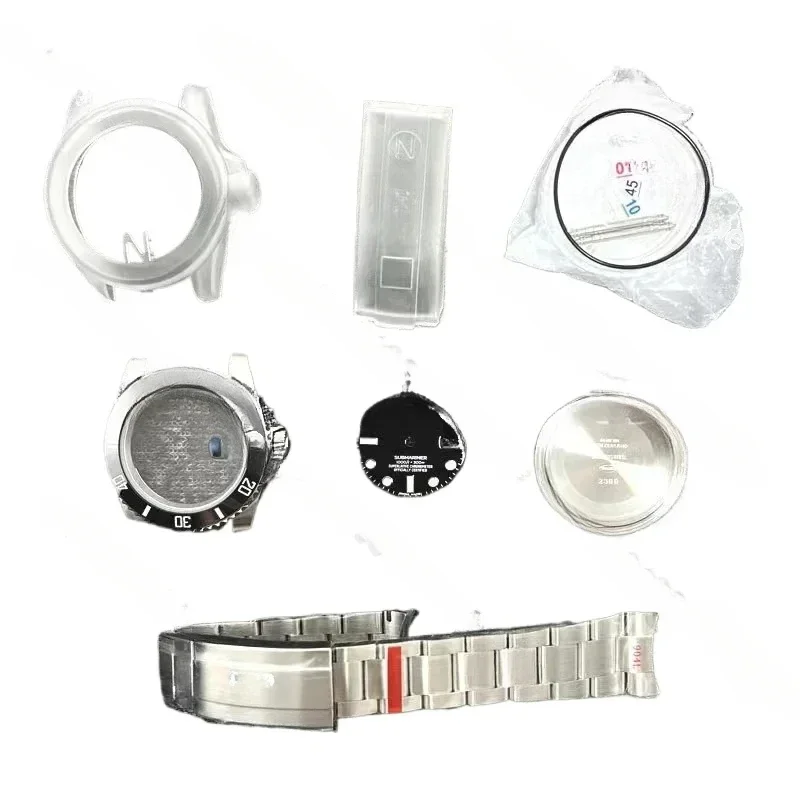 

Watch Compatible Assembled Accessories, with Eta2824 2836 3135 Movement 904 Steel Set