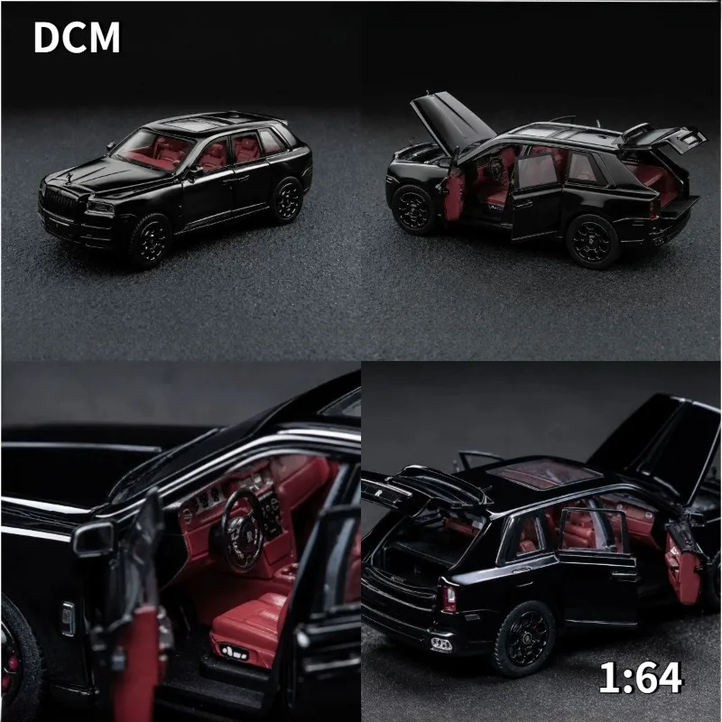 DCM1:64Rolls‑Royce Cullinan Black Warrior Full‑opening Die‑cast Alloy SUV Model Static Display Replica For Car‑model Enthusiasts